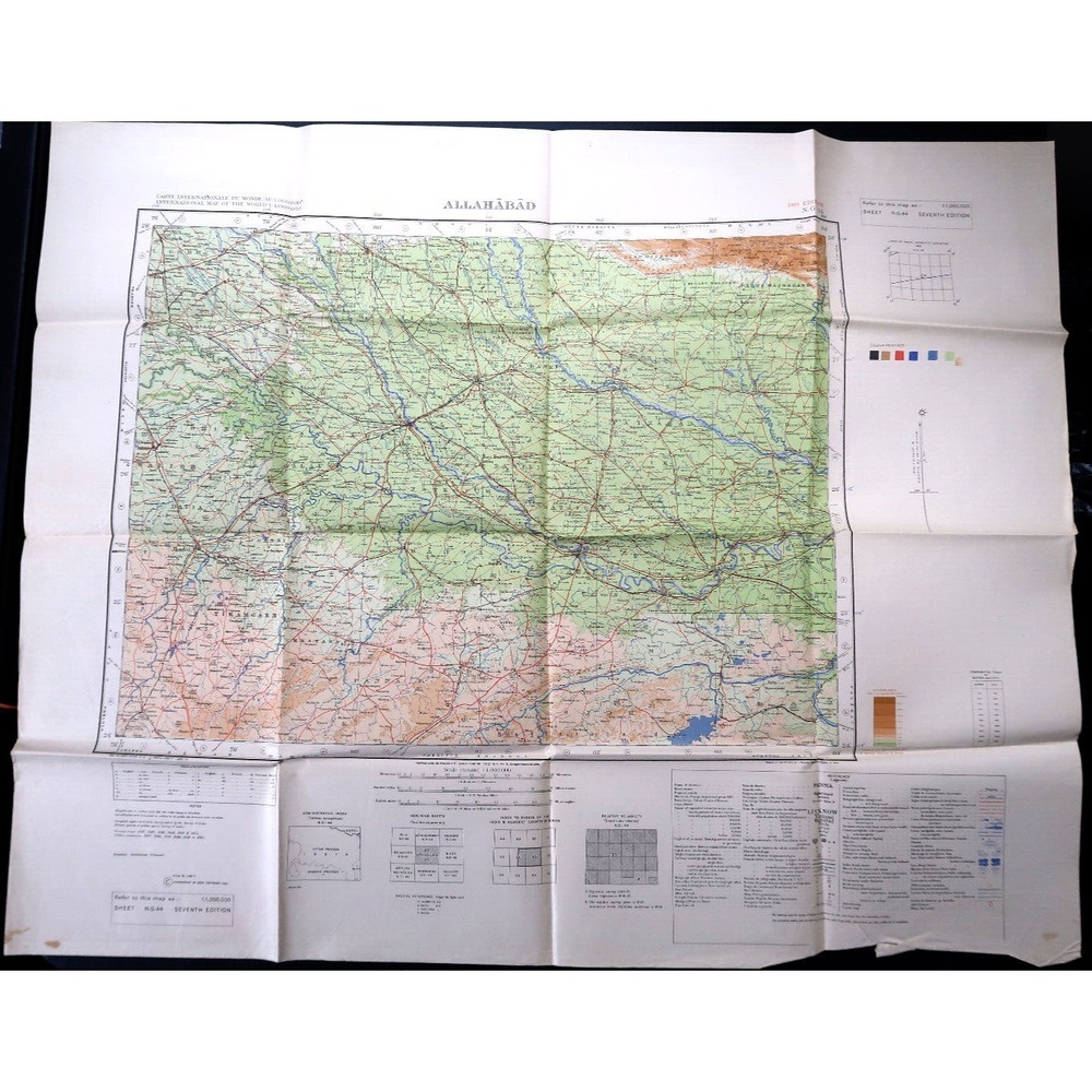 Allahabad Map 1965 - Seventh Edition
